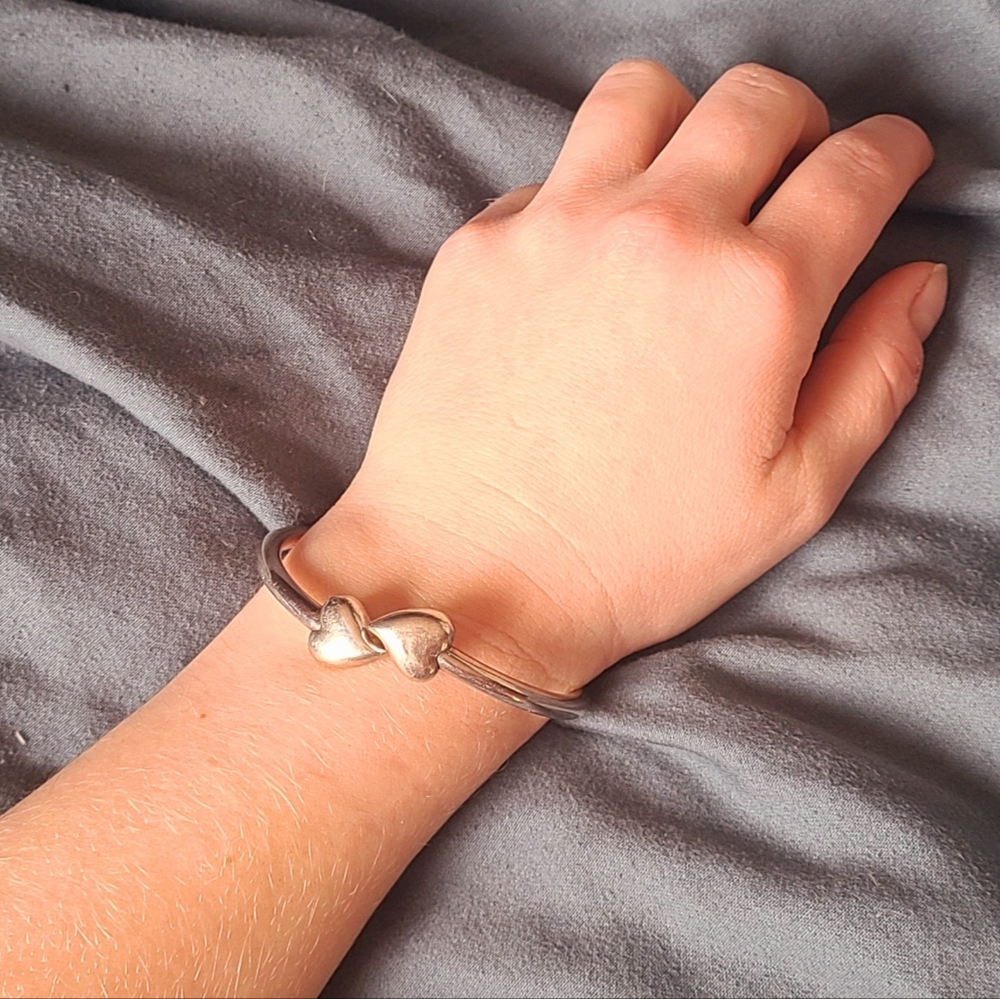 Hearts Bangle Bracelet